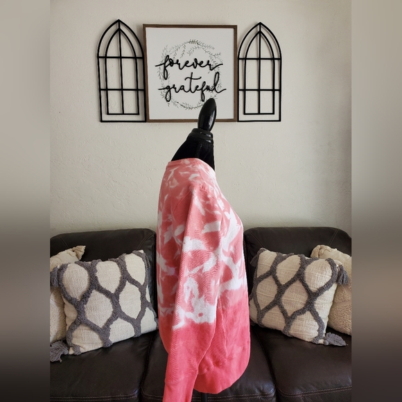 Concepts Tie Dye Long Sleeve Sweatshirt Women’s Size M Classic Boho Chic Retro - Picture 12 of 13